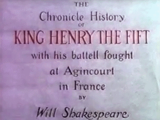 The Chronicle History of Henry the Fift with his battel fought at Agin Court in France